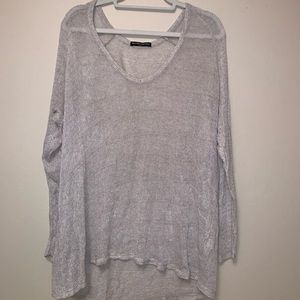 Brandy Melville Oversized Sheer Sweater